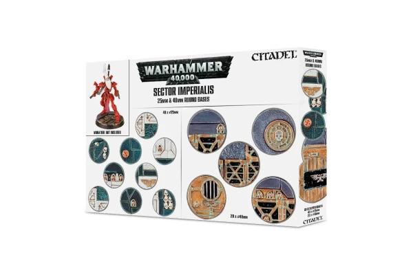 Sector Imperialis: 25 And 40Mm Round Bases --- Temporarily Out Of Stock Bij Gw ---- Webstore Exclusive