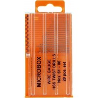 Vallejo Tool Microbox Drill Set (20) 61-80 Vallejo Tool Microbox Drill Set (20) 61-80