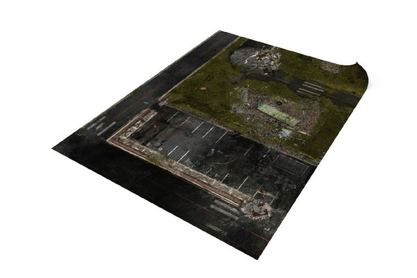 Suburbs 44 Inchx60 Inch / 112X152 Cm - Single- Sided Rubber Mat Suburbs 44 Inchx60 Inch / 112X152 Cm - Single- Sided Rubber Mat