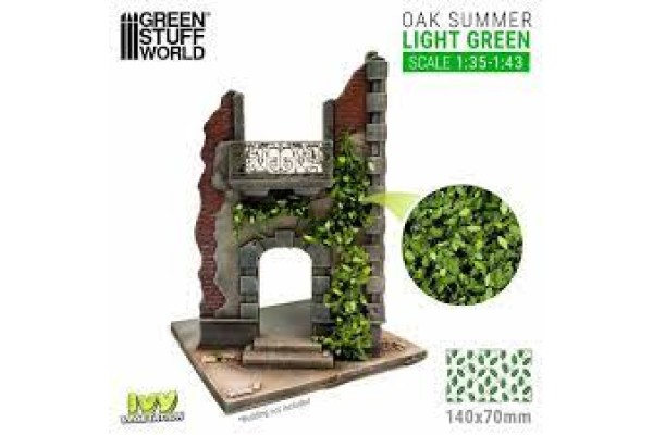 Ivy Foliage - Light Green Oak - Large