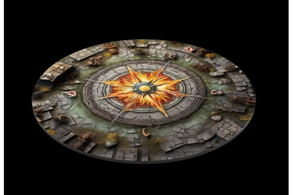 Rubber Objective Markers - Ancient Relic - Set Of 8 Rubber Objective Markers - Ancient Relic - Set Of 8