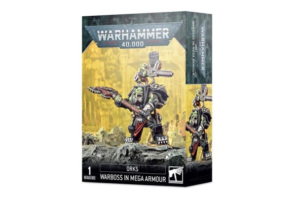 Ork: Ork Warboss In Mega Armour Ork: Ork Warboss In Mega Armour