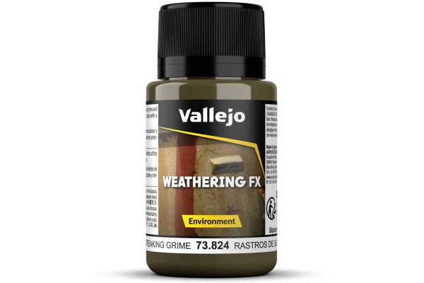 Vallejo Weathering Effects Environment Streaking Grime 40 Ml