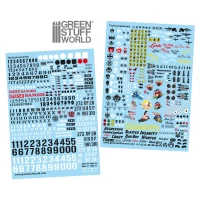 Waterslide Decals - Tactical Numerals And Pinups