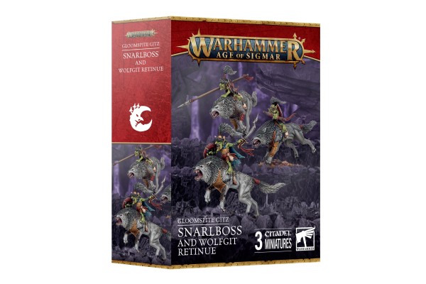 Gloomspite Gitz: Snarlboss & Wolfgit Retinue Gloomspite Gitz: Snarlboss & Wolfgit Retinue