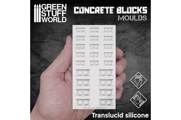 Silicone Molds - Concrete Bricks