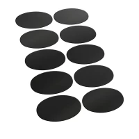 Oval Magnetic Sheet Self-Adhesive - 90X52Mm