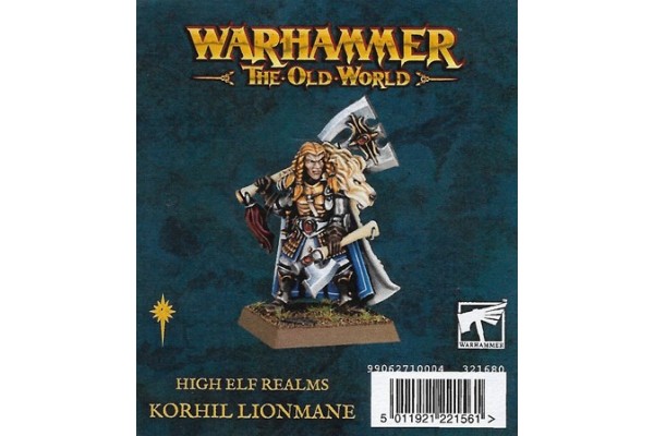 High Elf Realms: Korhil Lionmane ---- Webstore Exclusive