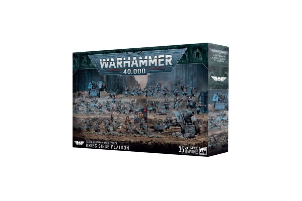 Astra Militarum: Krieg Siege Platoon **Let Op! Maximaal 1 Per Klant**