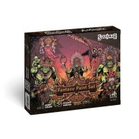 Vallejo - Game Color  / 12 Colors + Figure - Fantasy Paint Set By Squidmar Miniatures 18 Ml