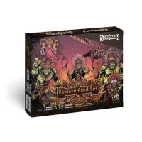 Vallejo - Game Color  / 12 Colors + Figure - Fantasy Paint Set By Squidmar Miniatures 18 Ml