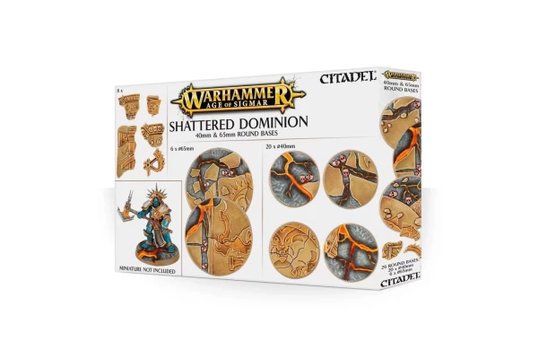 Age Of Sigmar: Shattered Dominion: 65 And 40Mm Round ---- Webstore Exclusive
