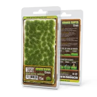 Static Grass Tufts 12 Mm - Realistic Green