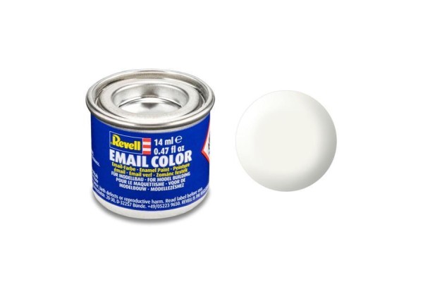 Wit Zijdemat Ral 9010 14 Ml Bus Revell Modelbouwverf Op Kunstharsbasis