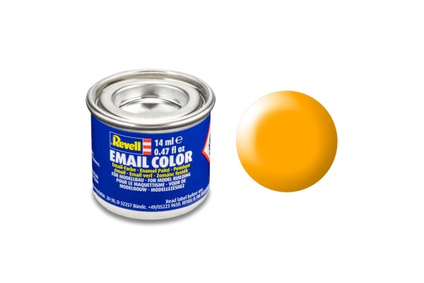 Lufthansa-Geel Zijdemat Ral 1028 14 Ml Bus Revell Modelbouwverf Op Kunstharsbasis