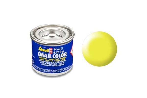 Lichtgeel Zijdemat Ral 1026 14 Ml Bus Revell Modelbouwverf Op Kunstharsbasis