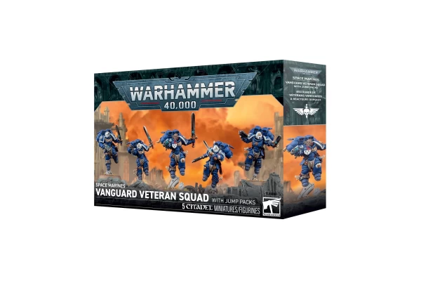 Space Marines: Vanguard Veteran Squad With Jump Packs