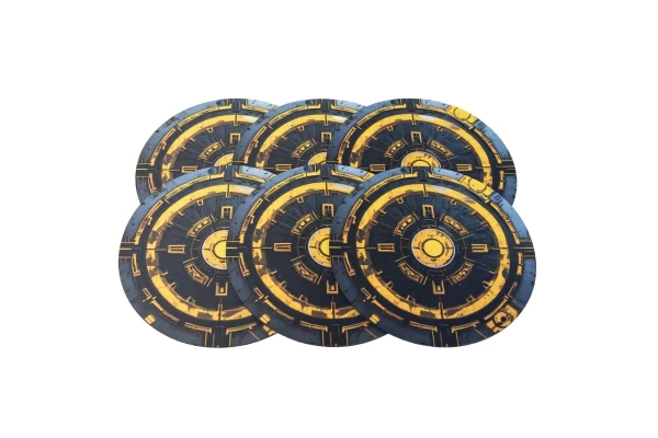 Rubber Objective Markers - Fusion Pod - Set Of 6
