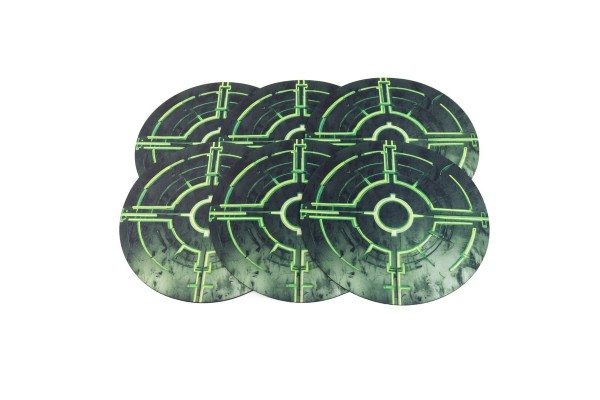 Rubber Objective Markers - Tomb Gates - Set Of 6