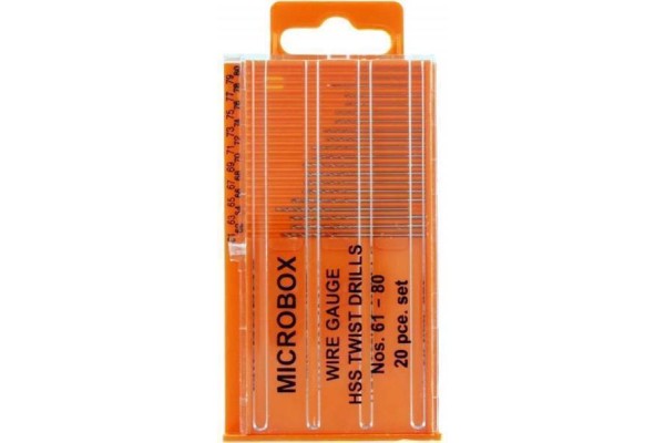 Vallejo Tool Microbox Drill Set (20) 61-80