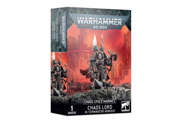 Chaos Space Marines: Chaos Lord In Terminator Armour