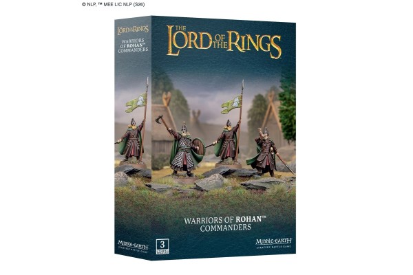 Middle-Earth Strategy Battle Game: Warriors Of Rohan Commanders