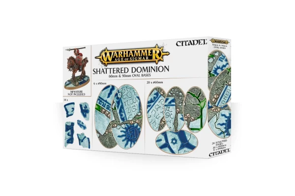 Age Of Sigmar: Shattered Dominion: 60 And 90Mm Oval ---- Webstore Exclusive