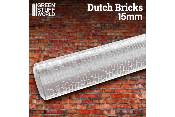 Rolling Pin Dutch Bricks 15Mm