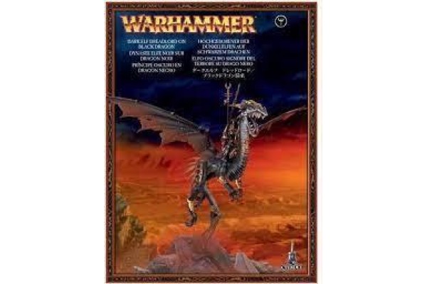 Sorceress On Black Dragon / Dark Elf Dreadlord On Black Dragon ---- Webstore Exclusive