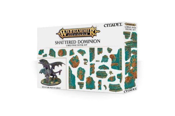 Age Of Sigmar: Shattered Dominion Large Base Detail --- Temporarily Out Of Stock Bij Gw ---- Webstore Exclusive