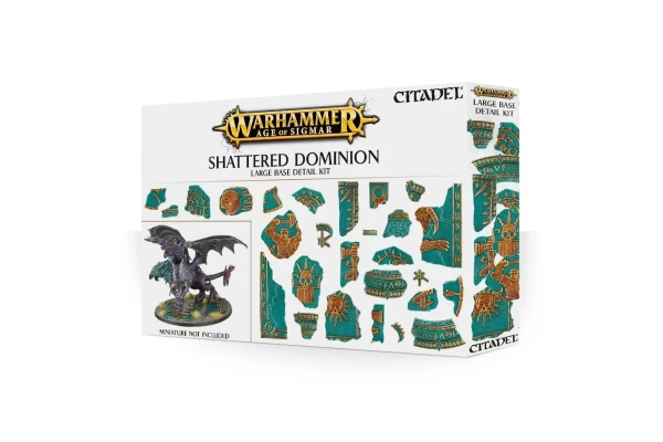 Age Of Sigmar: Shattered Dominion Large Base Detail --- Temporarily Out Of Stock Bij Gw ---- Webstore Exclusive