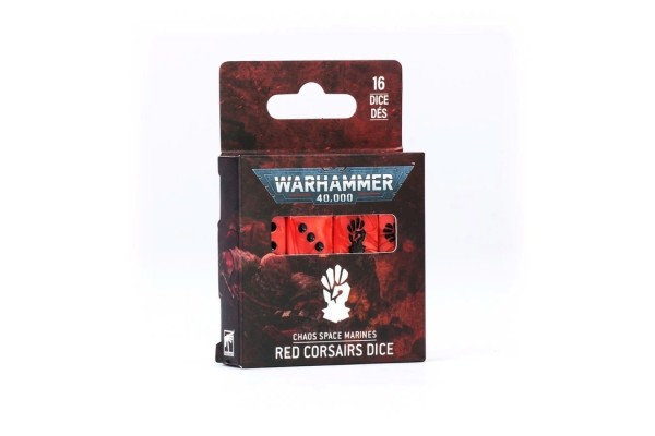 Chaos Space Marines: Red Corsairs Dice