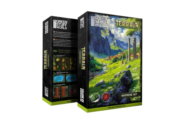 2D Neoprene Terrain Set - 22 Pieces