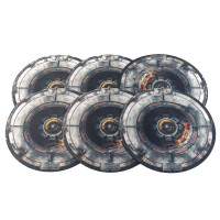 Rubber Objective Markers - Core - Set Of 6 Rubber Objective Markers - Core - Set Of 6