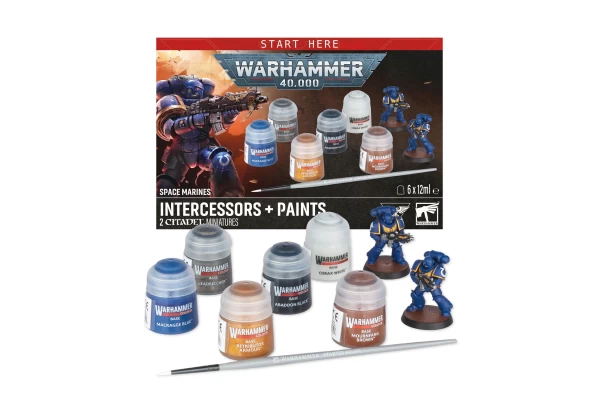 Space Marines Intercessors + Paints