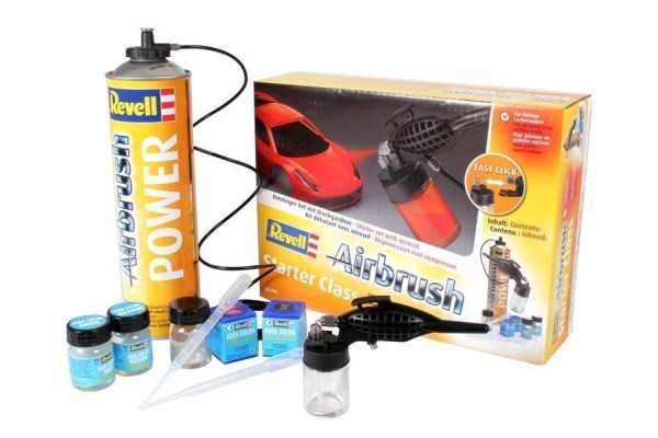 Complete Set Starter Class Revell Airbrush Voor Beginners --- Op = Op!!!
