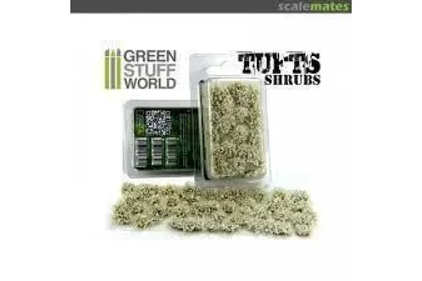 Shrubs Tufts - 6Mm Self-Adhesive - White