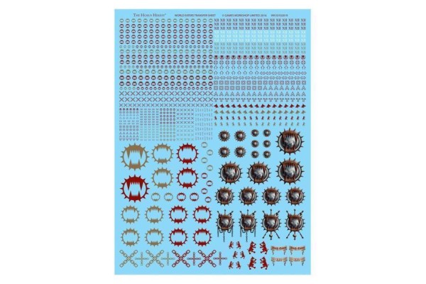 World Eaters Legion Transfer Sheet ---- Webstore Exclusive World Eaters Legion Transfer Sheet ---- Webstore Exclusive