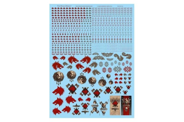 Space Wolves Legion Transfer Sheet ---- Webstore Exclusive