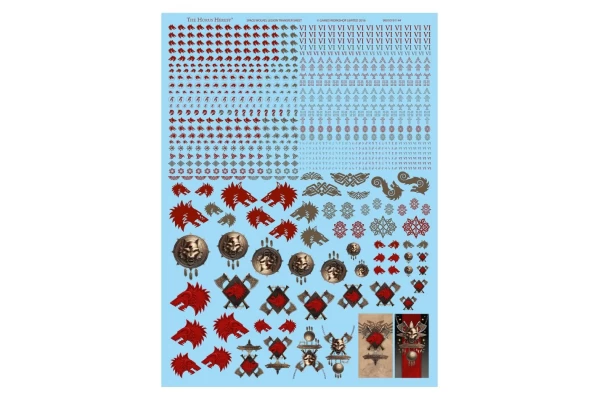 Space Wolves Legion Transfer Sheet ---- Webstore Exclusive