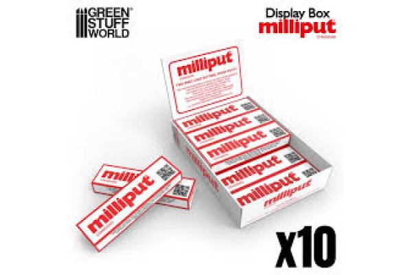 Display Box Milliput Standard Yellow Grey X10
