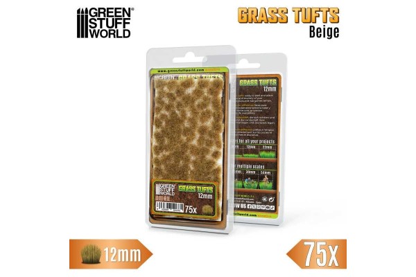 Static Grass Tufts 12 Mm - Beige