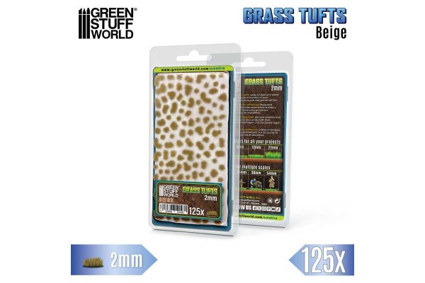 Static Grass Tufts 2 Mm - Beige