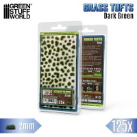 Static Grass Tufts 2 Mm - Dark Green