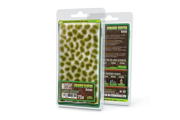 Static Grass Tufts 6 Mm - Light Green