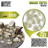 Static Grass Tufts 6 Mm - Winter White