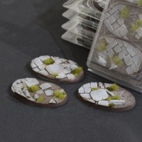Temple Bases - Oval 75Mm (X3)