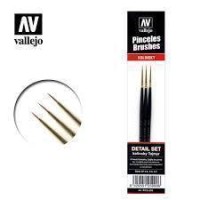 Pinsel Vallejo Painter´s Brush Set Kolinsky Sable (3)