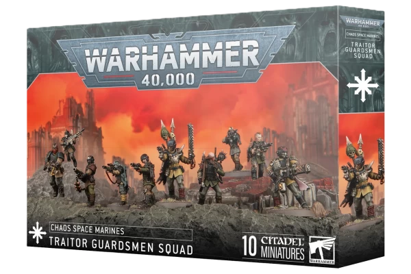Chaos Space Marines: Traitor Guardsmen Squad