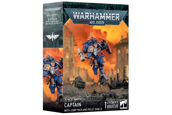 Space Marine: Captain With Jump Pack & Relic Shield